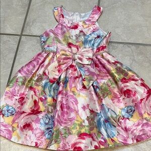 Youngland Pink and Blue Halter Sundress for Weddings